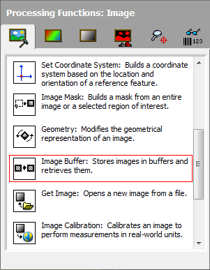 NI视觉助手Vision Assistant教程  第五章 图像处理-Image图像 第九节 Image Buffer图像缓存